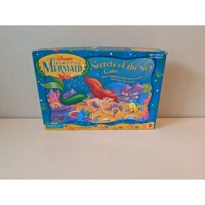 Vintage The Little Mermaid Secrets of the Sea Board Game Disney Mattel 1997